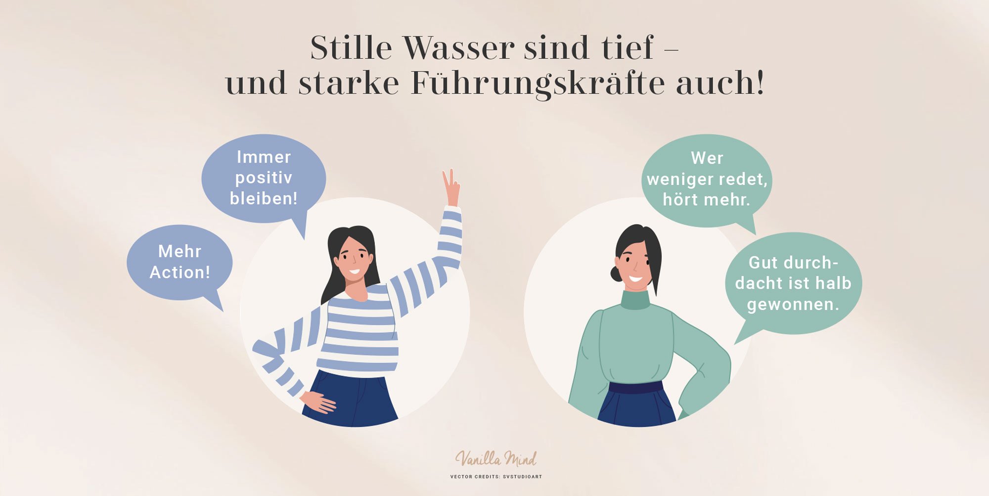 Introvertierte vs. extrovertierte Führungskräfte