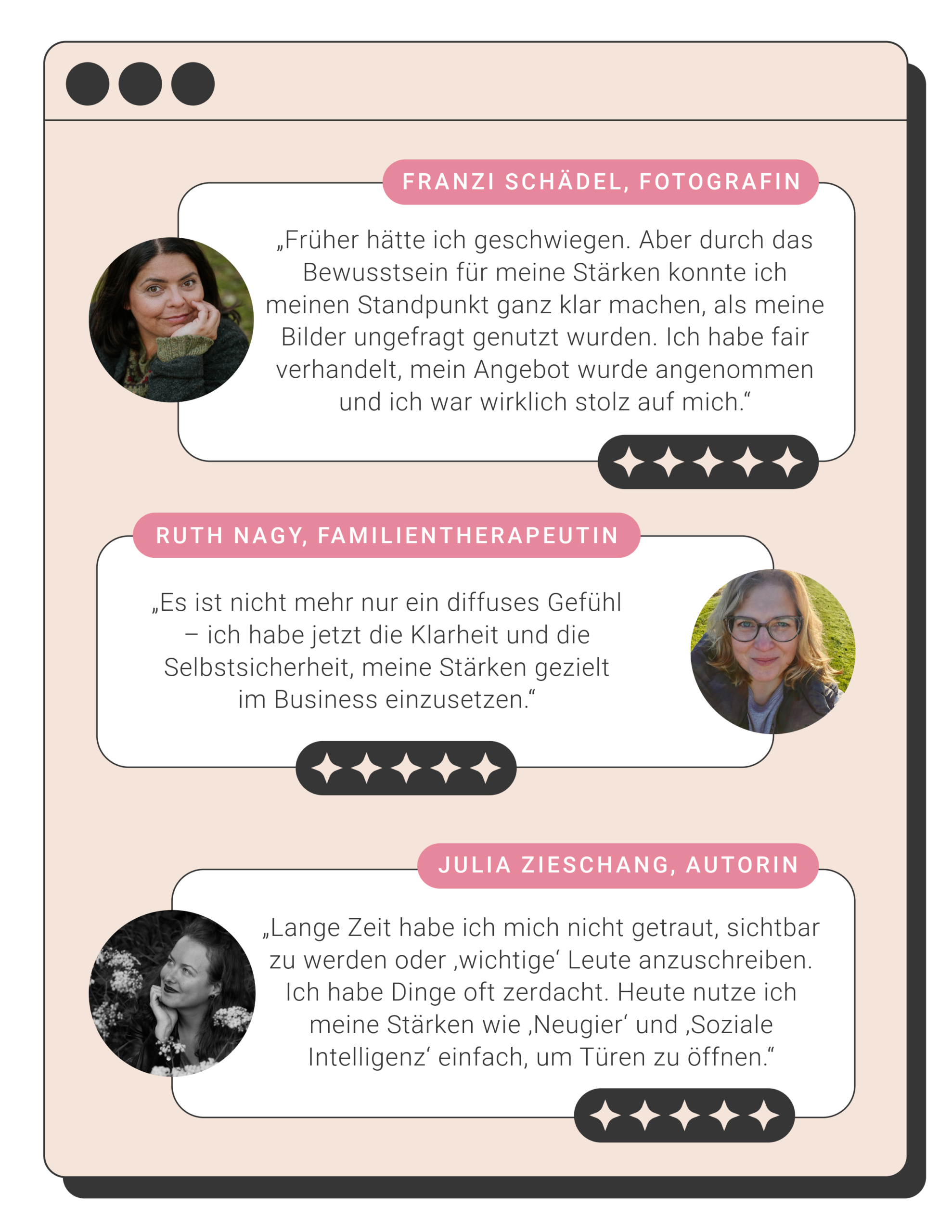 Was unsere Kundinnen sagen