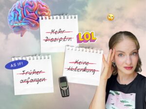 Diese 3 Produktivitäts-Lügen können enormen Schaden bei deinem Selbstvertrauen anrichten, wenn du sie nicht entlarvst. Ganz besonders dann, wenn du neurodivergent bist oder es vermutest.
